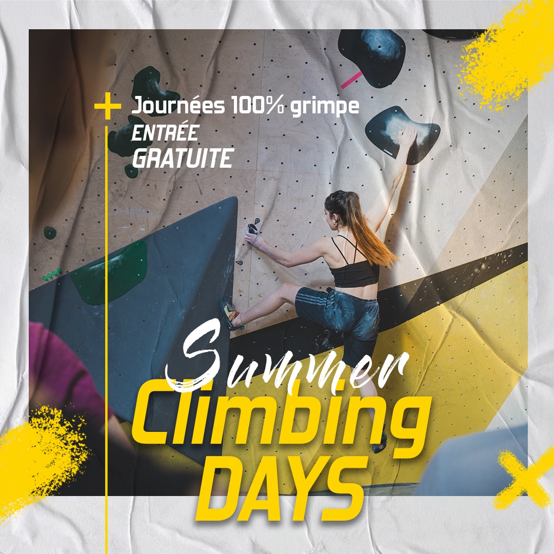 Summer Climbing Days à Vertical'Art, escalade gratuite pour tous en juillet 2024